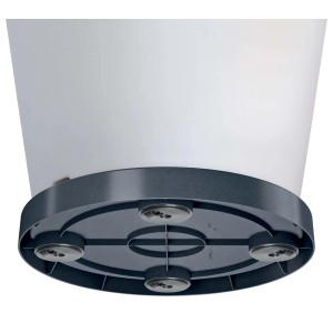 t.b.t. Podstawka na kółkach, szara plastikowa.