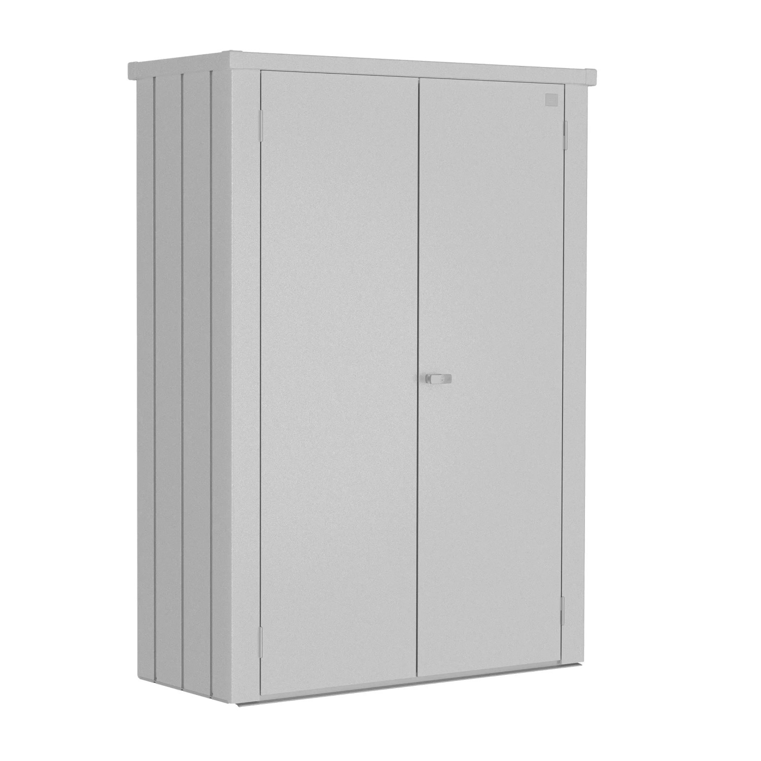Biohort Szafka ogr. Romeo 181 cm x 132 cm x 57 cm srebrny metalik