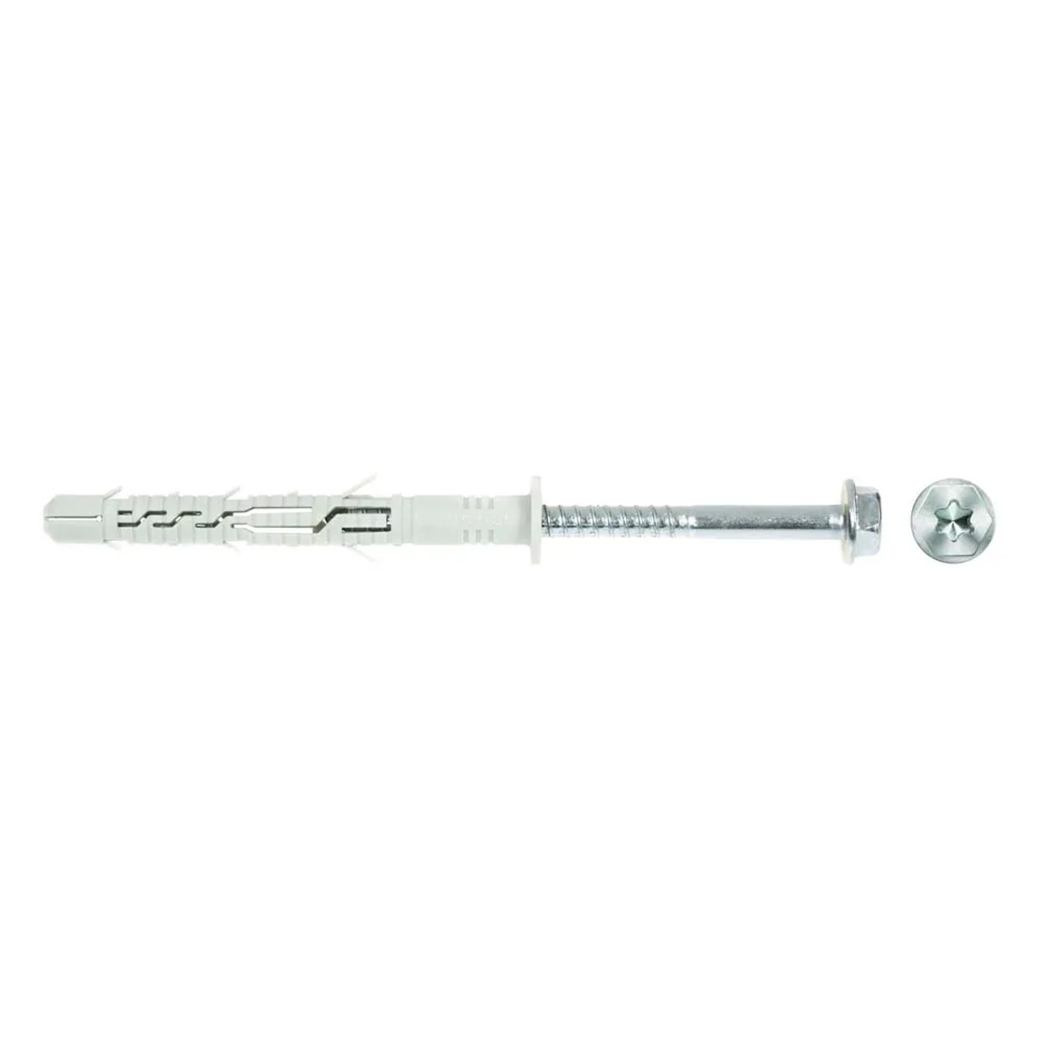 Wkręt-met Kołek ramowy z łbem 6-kątnym i gniazdem TX 10 mm x 80 mm