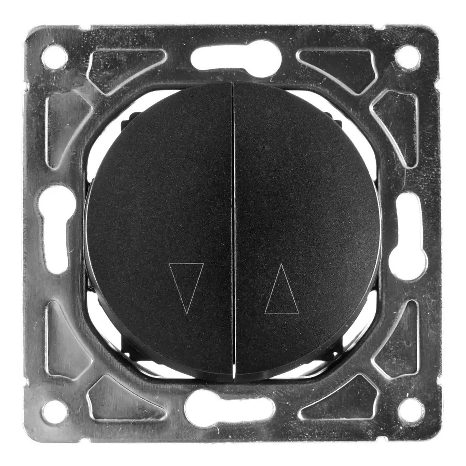 Electromalt Łącznik Oval żaluzjowy czarny