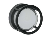 DPM Kinkiet zewnętrzny LED 10W 4000K 1000lm IP54 śr. 17 cm czarny