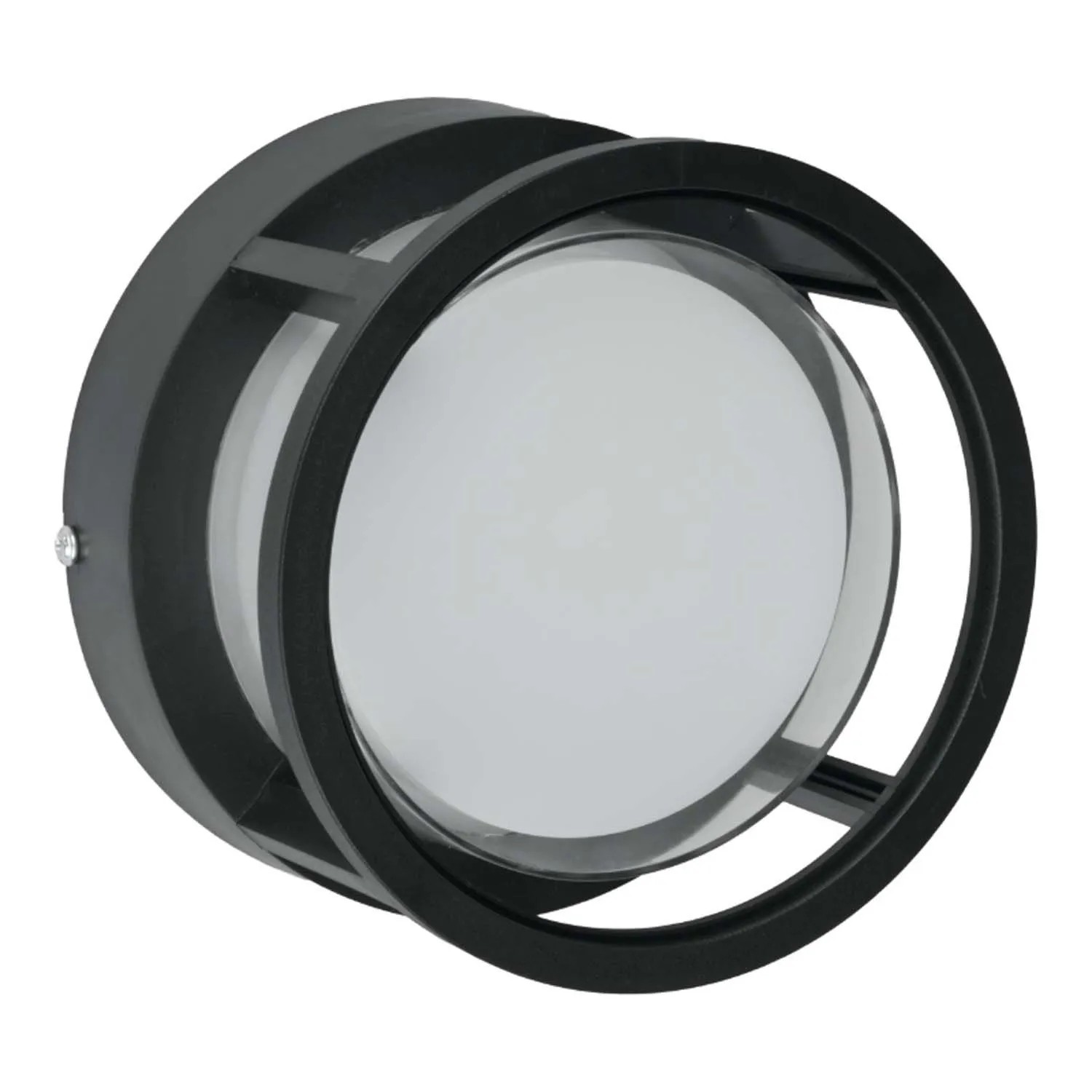 DPM Kinkiet zewnętrzny LED 10W 4000K 1000lm IP54 śr. 17 cm czarny