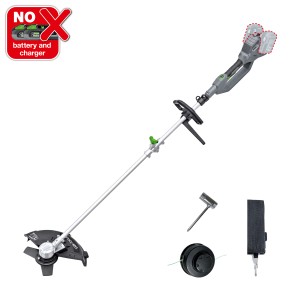 Akumulatorowa kosa LUX-TOOLS A-FS-2x20/35 z głowicą, nożem i paskiem na ramię (bez akumulatora)