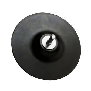 Talerz gumowy LUX 125 mm z trzpieniem do mocowania tarcz szlifierskich, akcesorium do wiertarek.