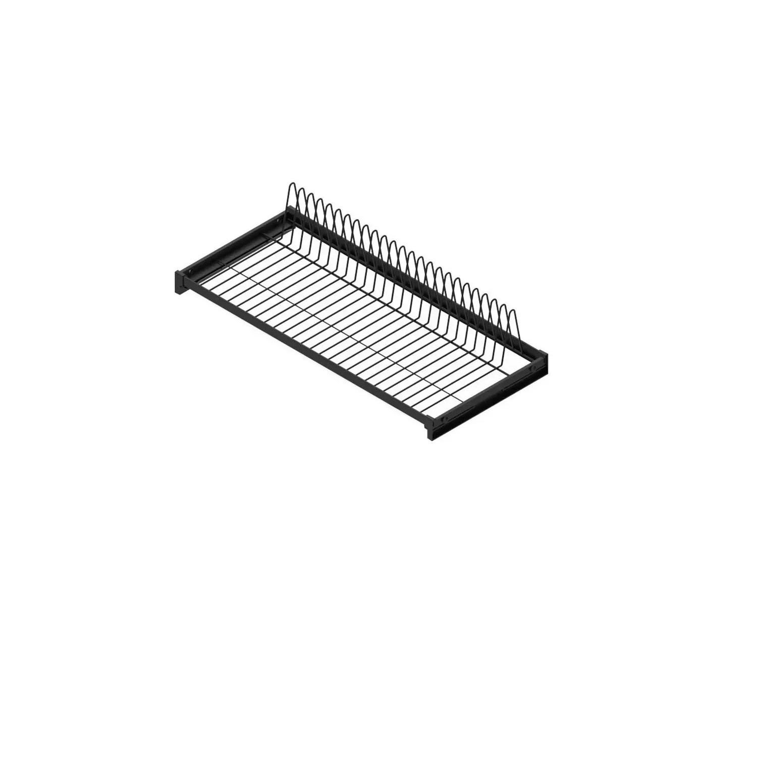 Ociekarka jednopoziomowa czarny mat 60 cm