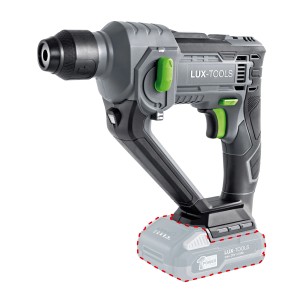 Młotowiertarka akumulatorowa LUX A-BH-20 z 1 PowerSystem, szaro-czarna, bez akumulatora.