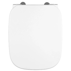 Deska WC Debba Uni biała wolnoopadająca 44x37x4,8