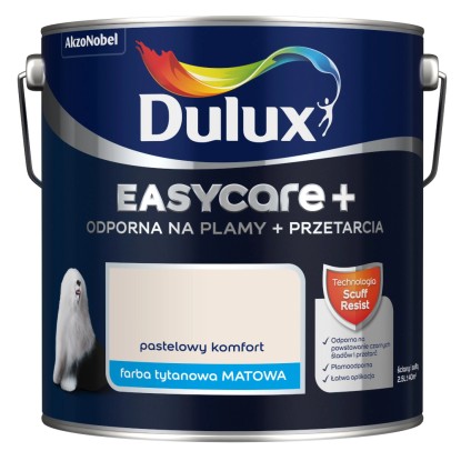 Farba Dulux EasyCare+ pastelowy komfort 2,5L