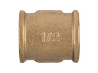 Invena Mufa mosiądz 1/2 Invena Mufa mosiądz 1/2