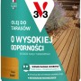Puszka oleju do drewna na tarasy, odcień dąb mat, dla trwałej ochrony.