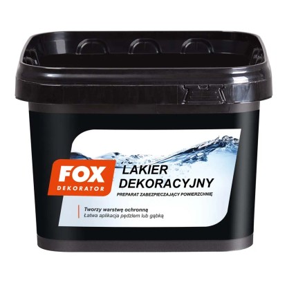 Lakier dekoracyjny FOX 3 L
