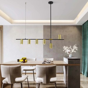 Light Prestige Lampa wisząca ARIZONA 6xGU10 max. 8W LED czarn-złota