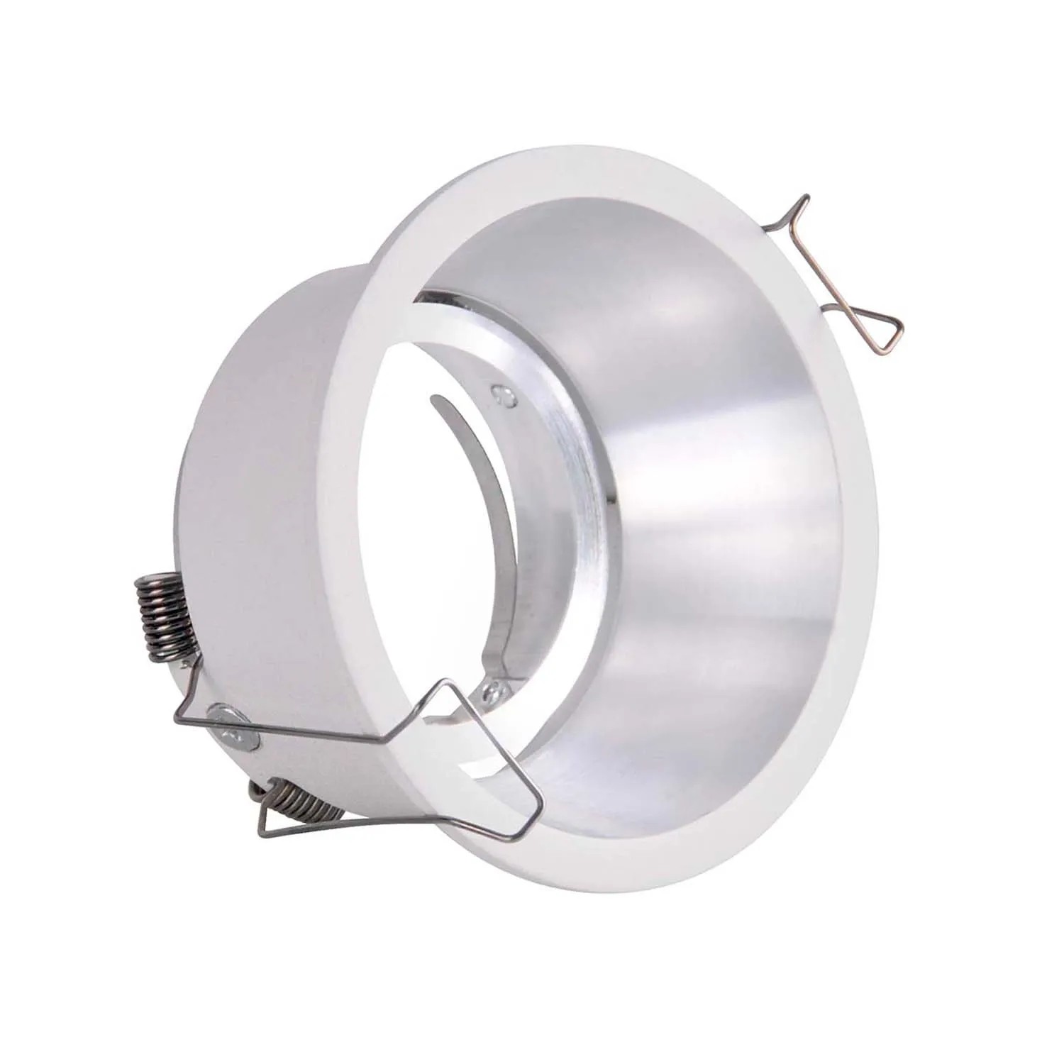 Polux Oprawa podtynkowa ruchoma KOLDING MR16 8W śr. 8,5cm biało-srebrna
