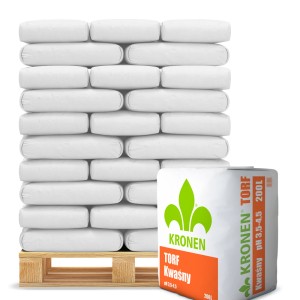 Paleta z workami torfu Kronen, worek 200L