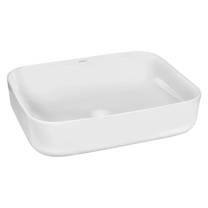 Kerra Umywalka KR 384 nablatowa ceramiczna biała