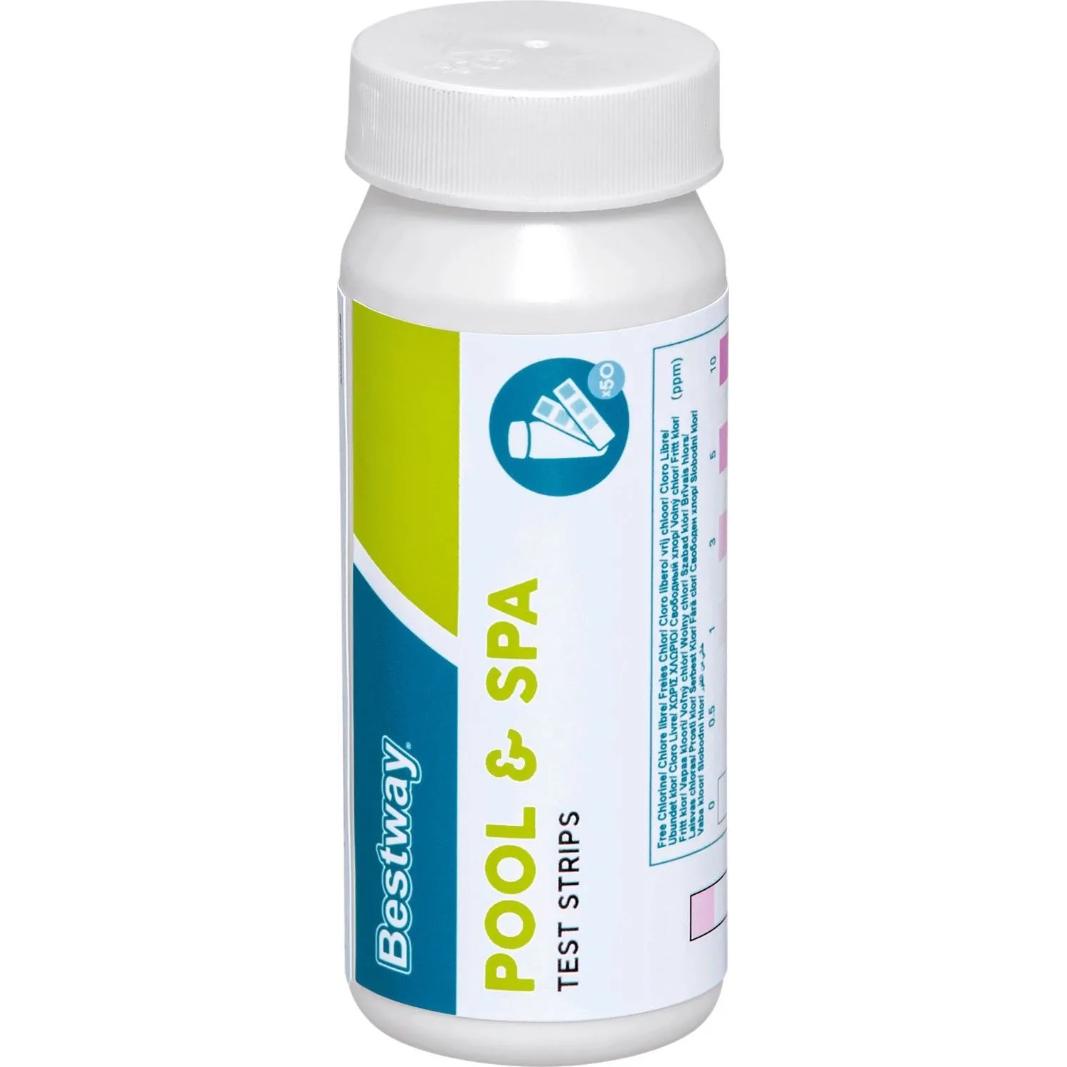 Bestway Testery paskowe do basenów i spa ogrodowych Flowclear 3 w 1 - 50 szt.