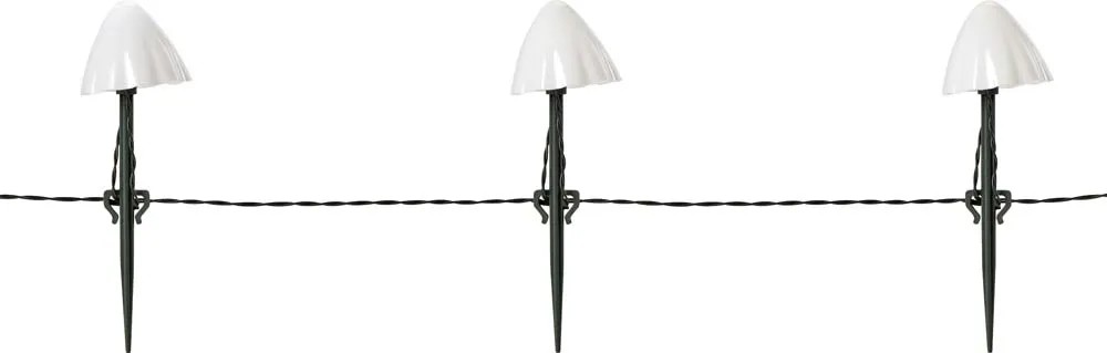 Łańcuch solarny LED gruntowy GRZYBKI dł. 2 m