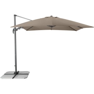 Parasol Doppler Ravenna Ax, greige, 275x275 cm, ze stojakiem (bez płyt).