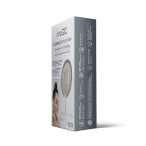 Opakowanie lusterka kosmetycznego t.b.t. z oświetleniem LED.