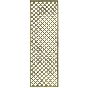 Drewniana kratka do ogrodu i pergoli, kwadratowy wzór.