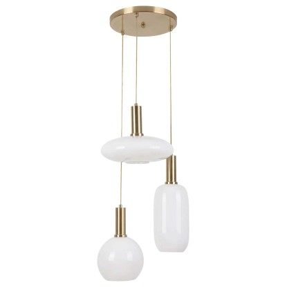 Rabalux Lampa wisząca Sinopia 3x60W E27 złota