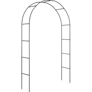 Pergola metalowa łukowa - 39x140x240 cm