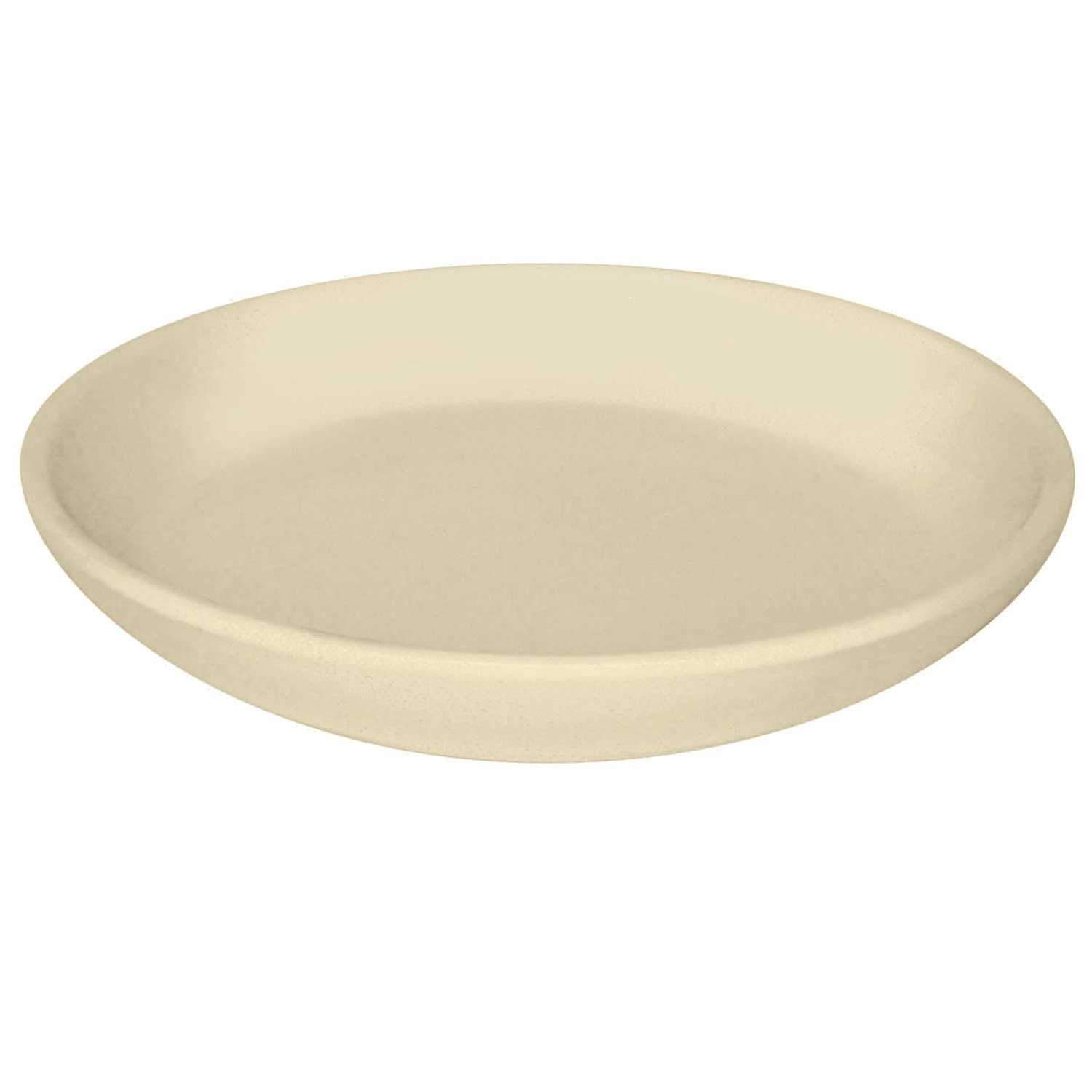 Ceramik Podstawka pod doniczkę ceramiczna kość słoniowa 12,7 cm