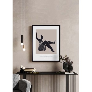 ARS LONGA Obraz WOMAN SHAPE no.2 53 x 73 cm