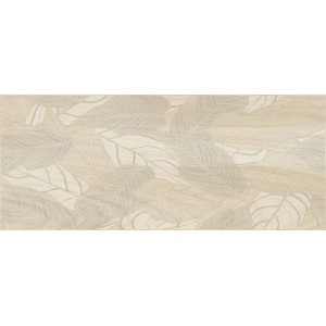 Listwa dekoracyjna z motywem liści w kolorze beżowym i brązowym.