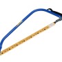 Piła do drewna LUX 530 mm Classic z niebieską ramą i zębatym brzeszczotem.
