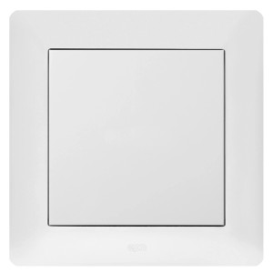 Biały włącznik t.b.t. do światła i innych urządzeń.