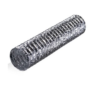 Elastyczny kanał aluminiowy t.b.t., kolor srebrny.