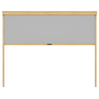 Markiza manualna LUXE w kolorze drewna - 2,7 x 2,38 m