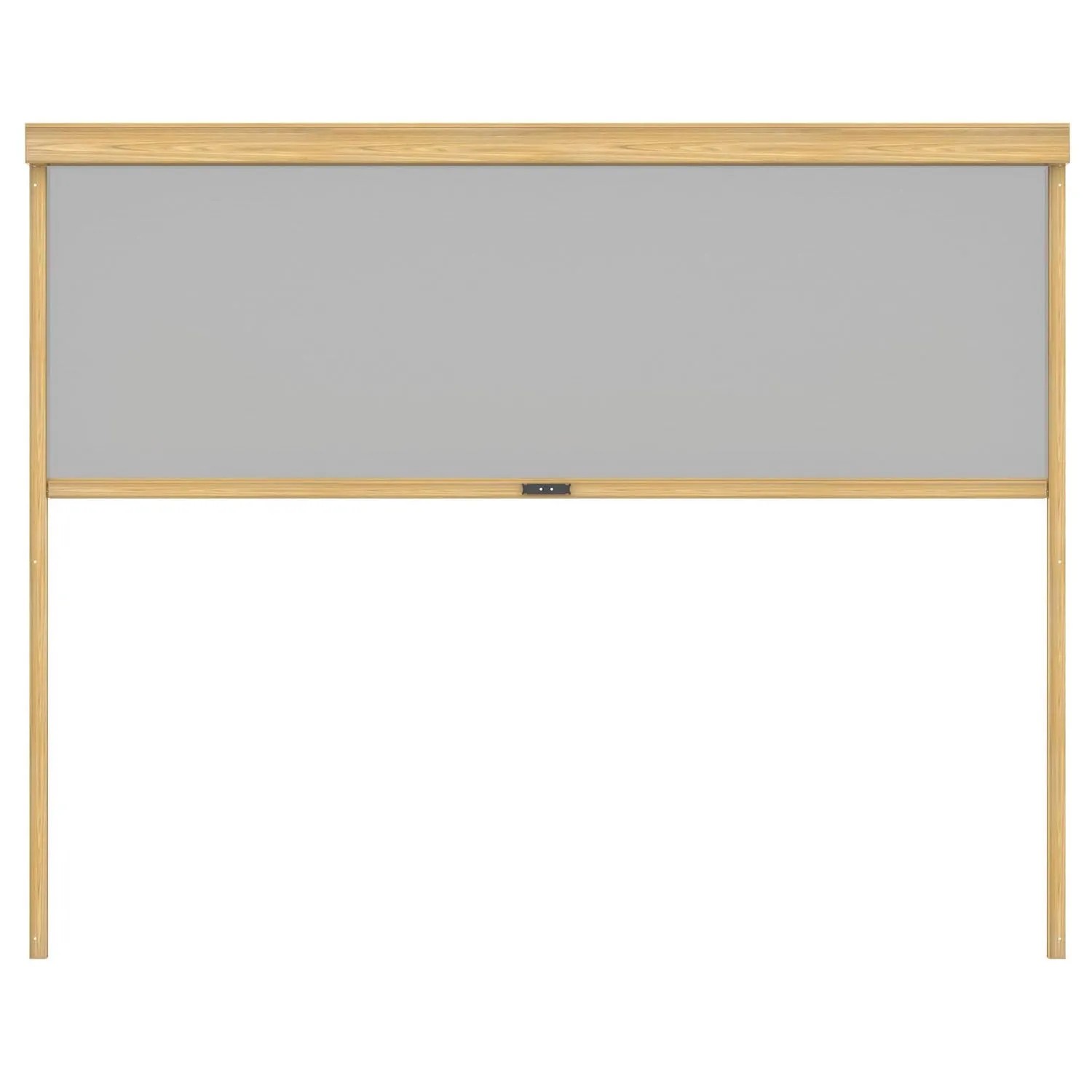 Markiza manualna LUXE w kolorze drewna - 2,7 x 2,38 m