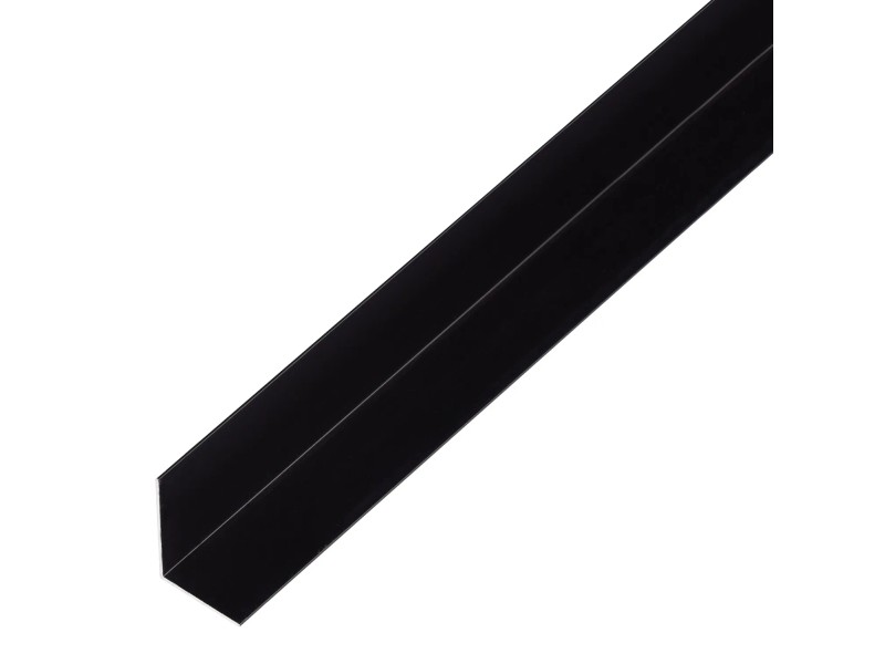 Gust.Alberts Profil kątowy aluminiowy anoda czarna 25x25x1 mm 2m