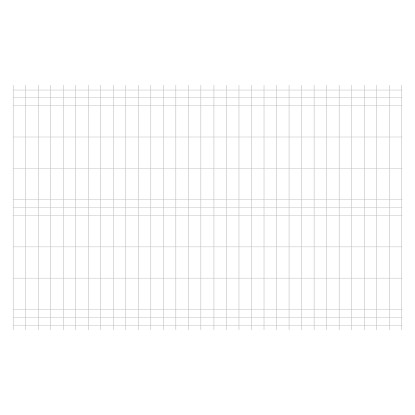Wiśniowski Panel ogrodzeniowy ocynk - 250 x 153 cm, drut 4 mm, oczko 7x20 cm