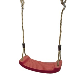 4IQ Siedzisko huśtawki regulowane bordowe 9 x 42 x 17 cm