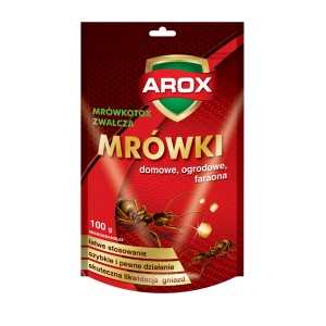 Arox środek na mrówki, opakowanie 100g do zwalczania mrówek w domu i ogrodzie.