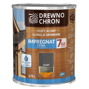Drewnochron Impregnat Extra powłokotwórczy szary - 0,75L
