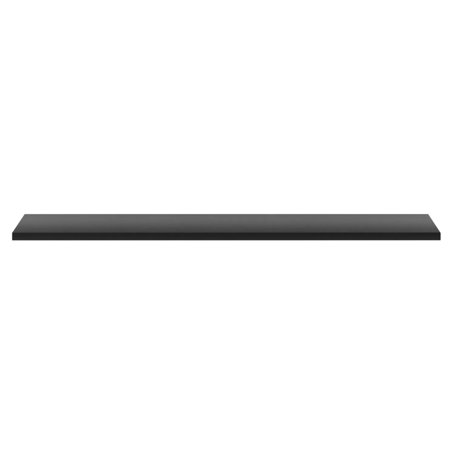 Blat Łazienkowy 120cm Czarny Mat 121x2x47