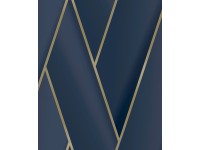 Tapeta winylowa na flizelinie ZŁOTA FUGA granat