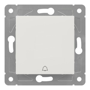 t.b.t. przycisk dzwonka, biały, do montażu podtynkowego.