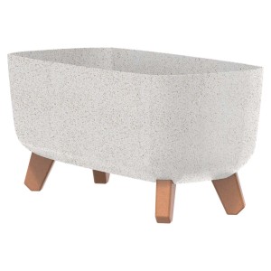 t.b.t. misa na rośliny, prostokątna, z nóżkami.