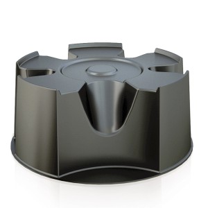 Podstawa Waterform do zbiorników na deszczówkę, Ø 51,2 cm, wys. 23 cm, z recyklingu.