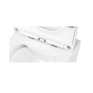 Miska WC Gravis biały bezkołnierzowa 50,5x35x35