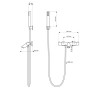 Granitan Bateria wannowa z termostatem Glami gold_9