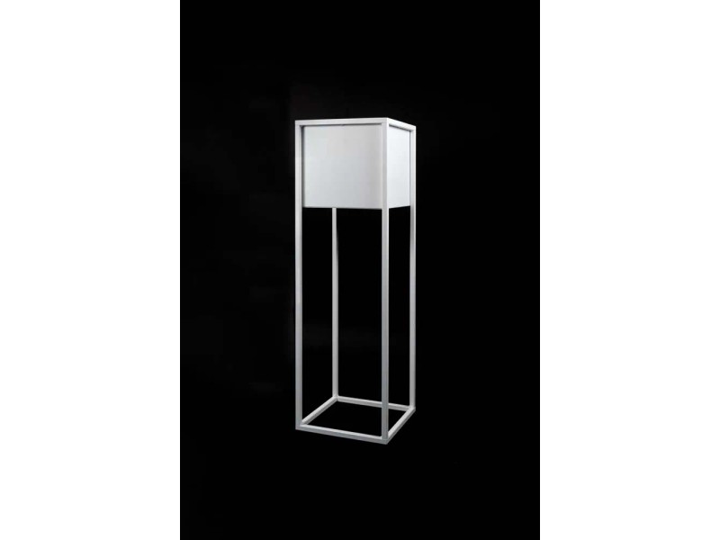 Kwietnik monaco l white 23 x 23 x 90 cm kupuj w obi