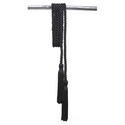 Sznur dekoracyjny czarny 150 cm