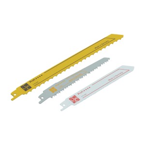 Zestaw brzeszczotów do piły szablastej LUX, 3-częściowy, do drewna, metalu i tworzyw sztucznych.