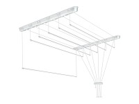 Sepio Suszarka łazienkowa sufitowa 6 x 100 cm